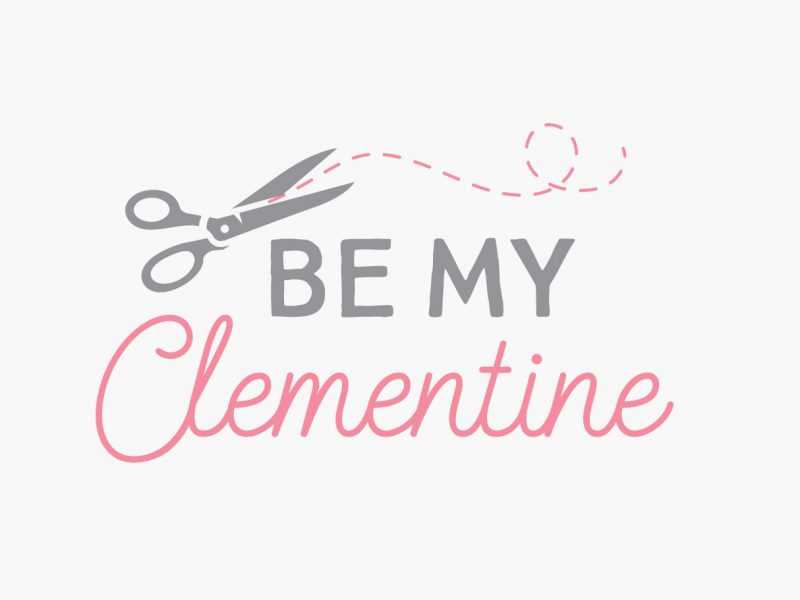 Be My Clementine logo design craft blogger etsy shop