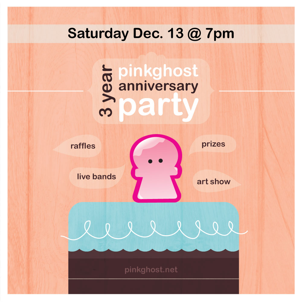Pinkghost Poster