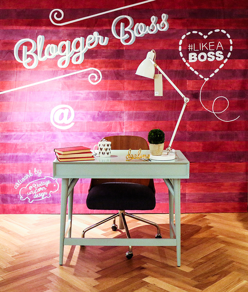 Hand Lettered Painted Mural
