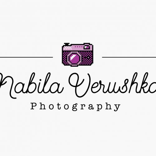 Nabila Verushka photographer 8bit logo design