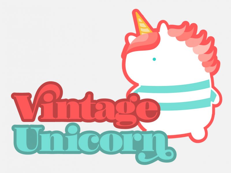 Vintage Unicorn Logo